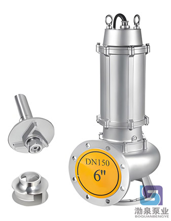 JYWQ100-7-5.5S_不銹鋼攪勻潛污泵